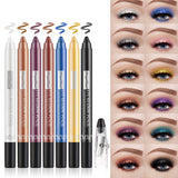 Pearlescent Eyeshadow Pencil Waterproof Long Lasting Glitter Highlighter Contouring Lying Eye Shadow Stick Eyes Makeup Cosmetic