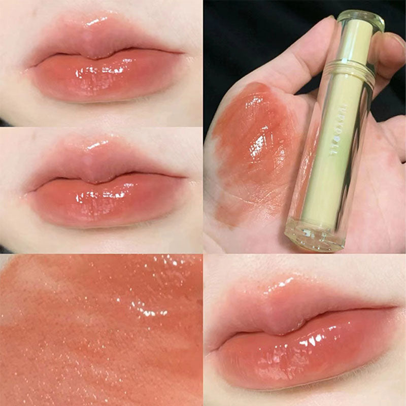 8 Colors Moisturizing Lip Gloss Crystal Jelly Oil Lip Tint Long-lasting Waterproof Lipstick Lips Plumper Extreme Korean Makeup