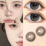 1 Pair New Eyes Contacts Lenses with Myopia Diopter Eyes High Quality Nature Soft Lens Beauty Pupil Annual Fast Shipping