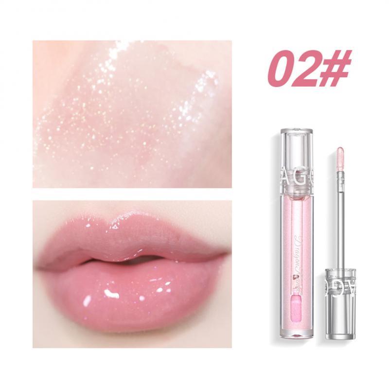 Mirror Lip Glaze Waterproof Lip Gloss Lips Makeup Set Transparent Lip Tint Water Shine Lip Balm Moisturizing Lipstick Cosmetics