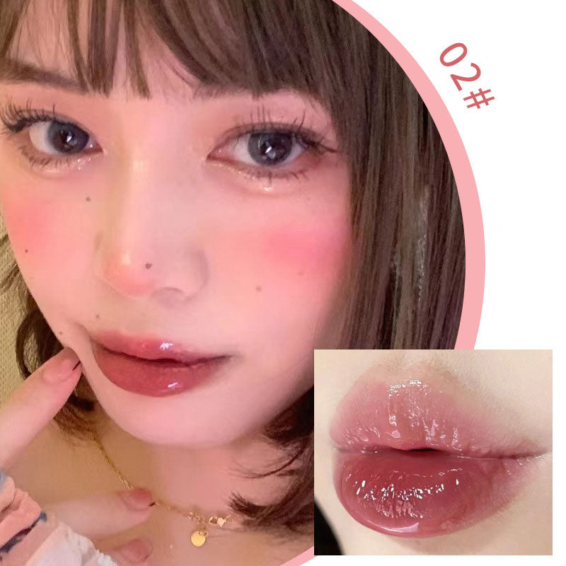 Crystal Jelly Lip Gloss Shiny Clear Mirror Moisturizing Glitter Liquid Lipstick Waterproof Lips Oil Tint Care Makeup