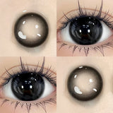 2pcs Brown Colored Beautiful Pupil Contact Lenses Cosmetic for Eyes With Diopter Natural Prescription Large Diameter New