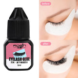 Quickily Drying Eyelashes Extension Glue 5ml Waterproof Long Lasting Firm No-irritant Black Grafted Eyelash Glue Makeup Tools
