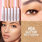 Glitter Eyeshadow Stick Concealer Highlighter Eyeliner Brighten Waterproof Lasting Makeup Multi-Stick Eye Shadow Pencil