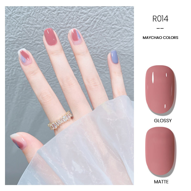 OKLULU Gel Nail Polish 10ML New Colors Nails Design Semi Permanent Nail Gel Varnish Soak Off UV LED Gel Base Top Coat Nail Art