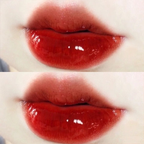 Cute Lipgloss Mirror Lip Glaze Bulk Moisturizer Lip Plumper Cosmetics Reduce Lip Line Nutritious Liquid Lipstick Lips Tint