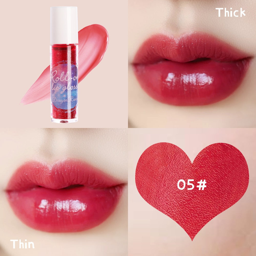 6 Colors Lip Glaze Matte Long Lasting Moisturizing Lip Gloss Glitter Dyed Liquid Lipstick Lip Oil red Lips Tint Care Makeup