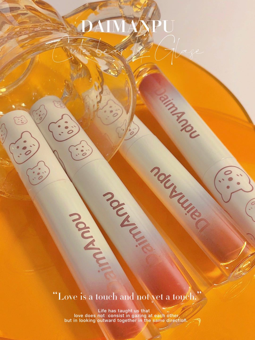 Cute Lipgloss Mirror Lip Glaze Bulk Moisturizer Lip Plumper Cosmetics Reduce Lip Line Nutritious Liquid Lipstick Lips Tint