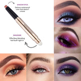 New Double Head Single Color Eyeshadow Pencil Lying Silkworm Shadow Stick Highlights Cosmetic Makeup Lasting Beauty Smoky