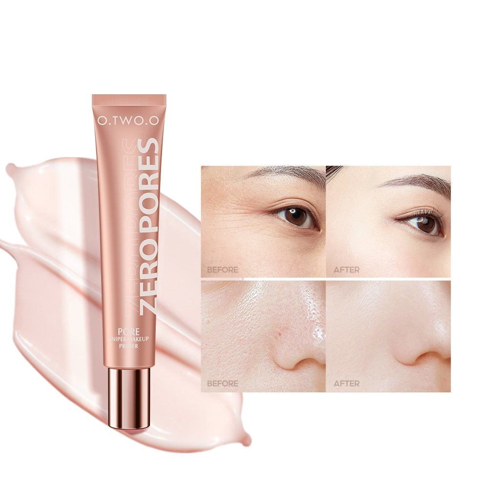 Face Primer Makeup Base 20ml Invisible Pore Smooths Fine Lines Oil-Control Brighten Moisture Primer for Face Cosmetics