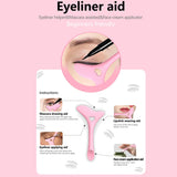 Resusable Siliconen Eyeliner Stencils Wing Tips Marscara Tekening Lippenstift Dragen Aid Gezichtscrème Masker Applicator Makeup
