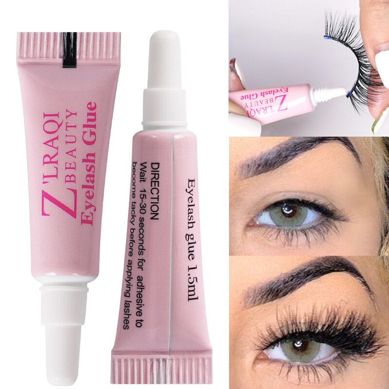 Quickily Drying False Eyelash Glue Transparent Waterproof Mini Lashes Glue Professional Lasting Adhesive Lash Glue Cosmetic Tool