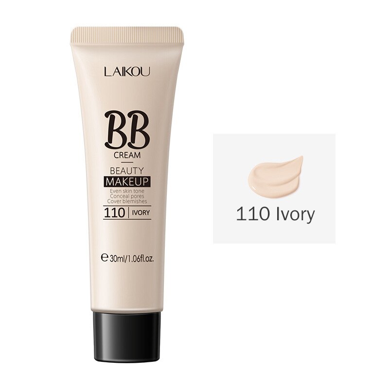 3 Colors BB Cream Concealer Foundation Long Lasting Waterproof Full Coverage Acne Marks Natural Women Face Makeup 30ML