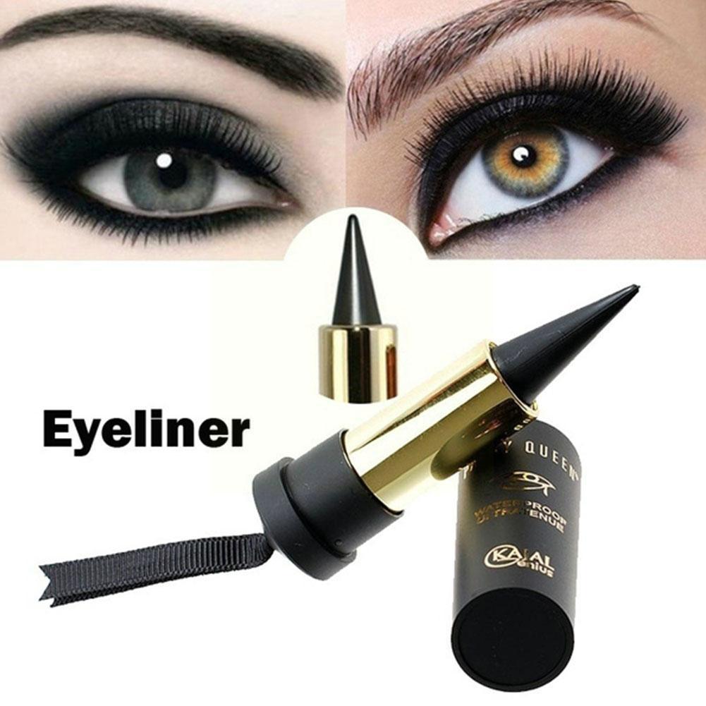 High Level Black Tube Lipstick-style Ribbon Eyeliner Eye Cream Waterproof Pen Natural Lasting Black Long Liner Portable