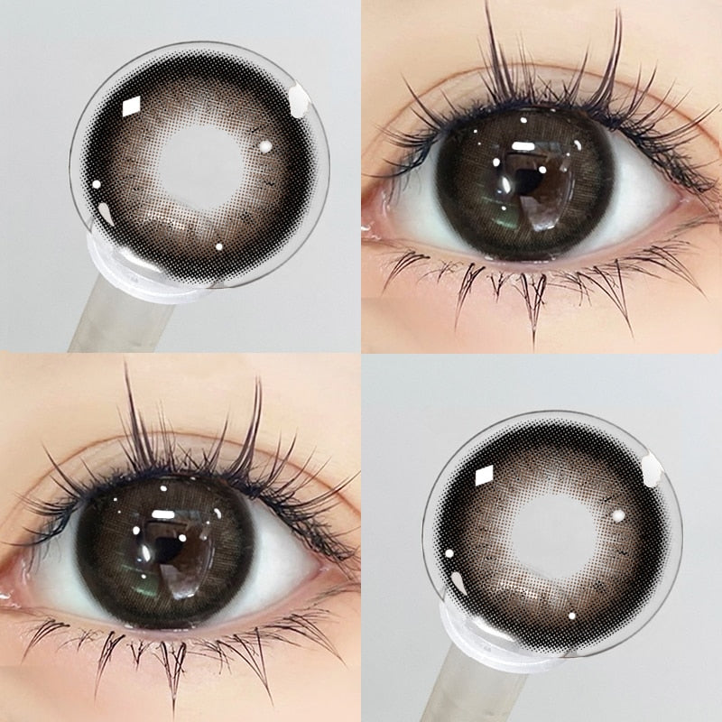 1 Pair High Quality Korea Nature Colored Contact Lenses Myopia Lenses Colored Cosmetics Beauty Pupil New