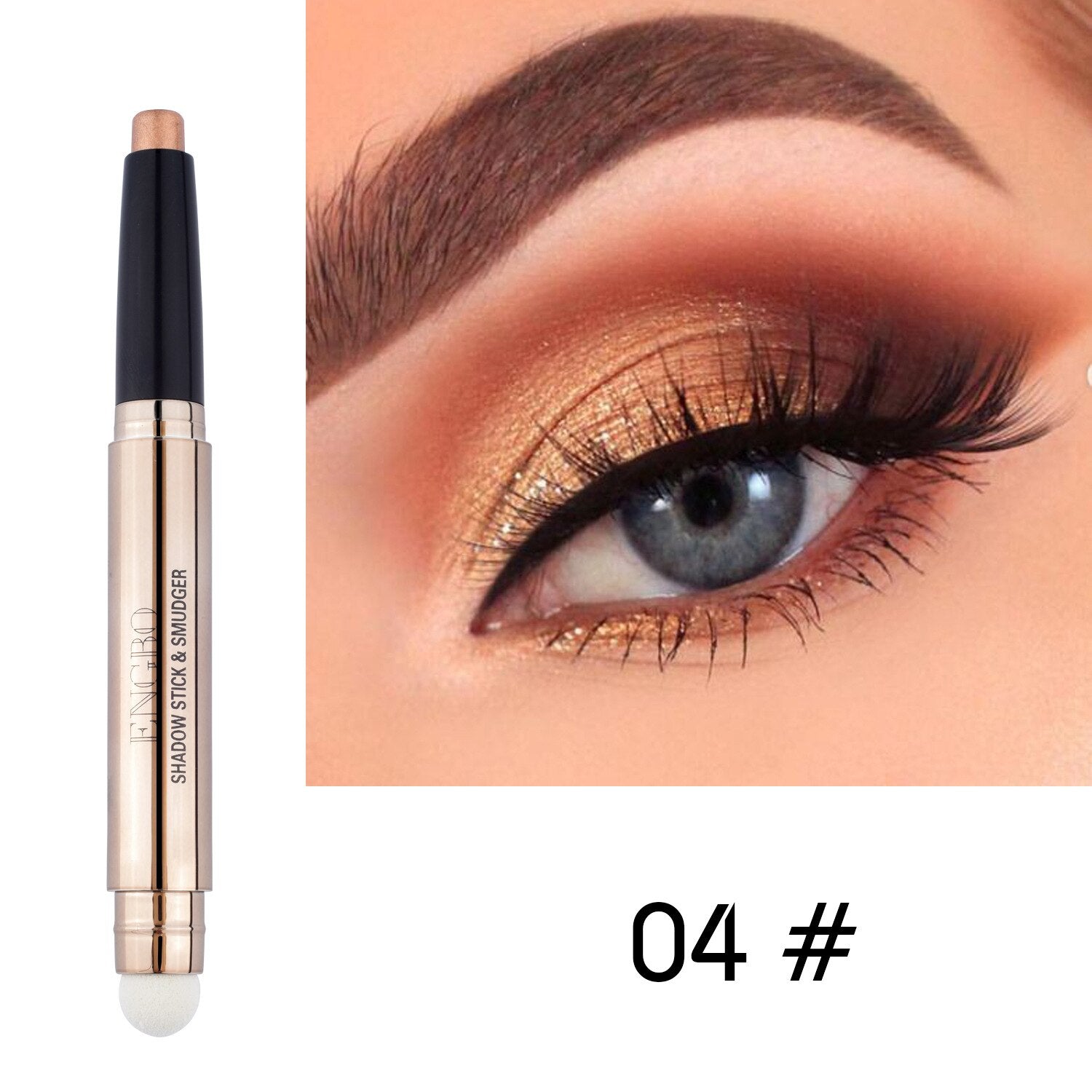 New Double Head Single Color Eyeshadow Pencil Lying Silkworm Shadow Stick Highlights Cosmetic Makeup Lasting Beauty Smoky