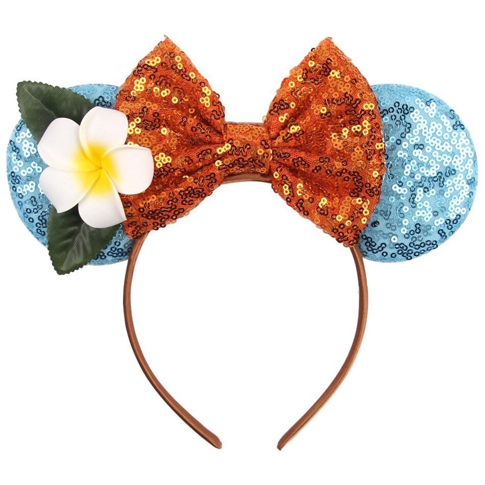 Kids Headband Girl Bridesmaid Clover Headwear Baby Mouse Ear Hair Accessories Children Christmas Jasmine Rapunzel Elsa Hair Band