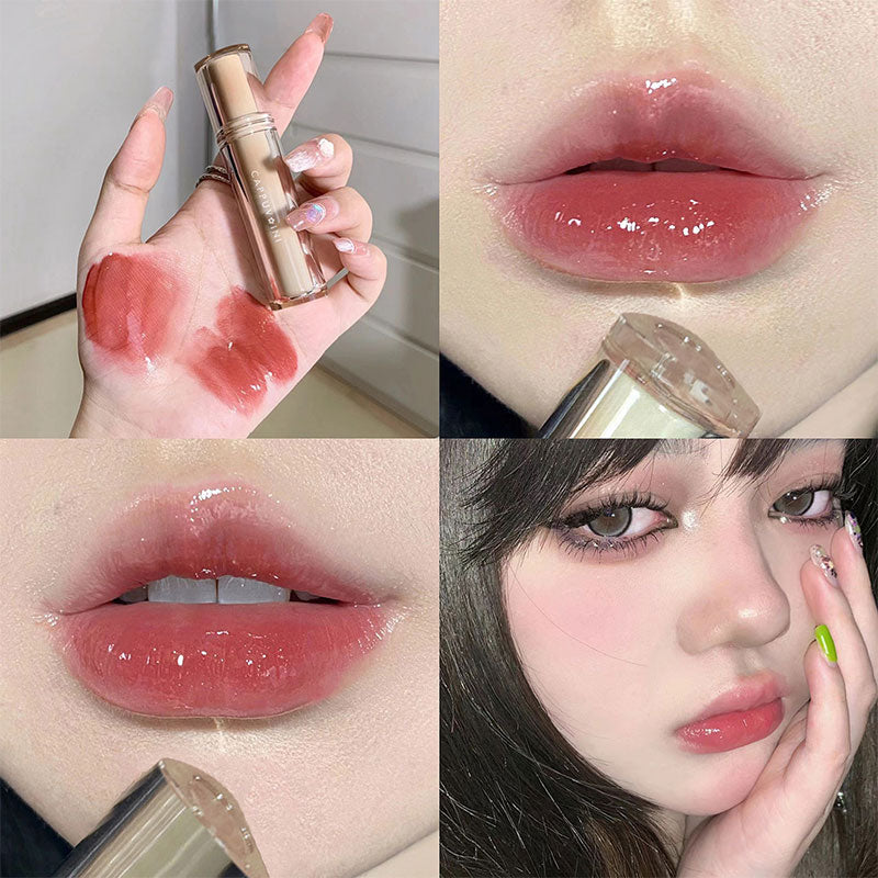 8 Colors Moisturizing Lip Gloss Crystal Jelly Oil Lip Tint Long-lasting Waterproof Lipstick Lips Plumper Extreme Korean Makeup