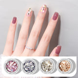 1Box Mix Hexagon Paillette Sequins Glitter Abalone Shell Flakes DIY Powder Sparkly Nail Art Sequins Manicure Decoration