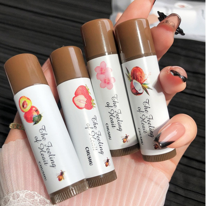 5 Color Cute Moisturizer Lipstick Waterproof Anti-Cracking Lip Balm Long Lasting Nourishing Lip Care Makeup Tool Wholesale