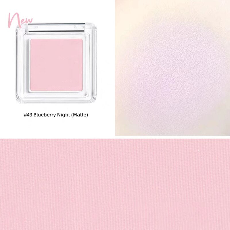 Blush Highlight Repair Blush Purple Blush Peach Color Matte Natural Milk Apricot Blush Makeup Portable Small Blush