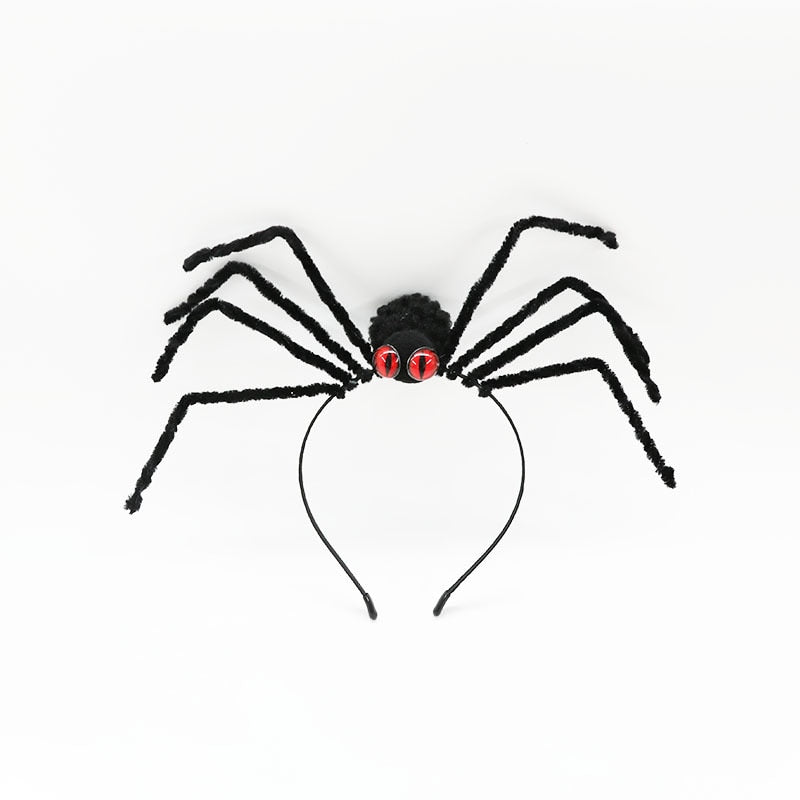 Halloween Spider Headdress Creative Funny Spider Performance Masquerade Dress Up Spider Headband Happy Helloween Party Decor