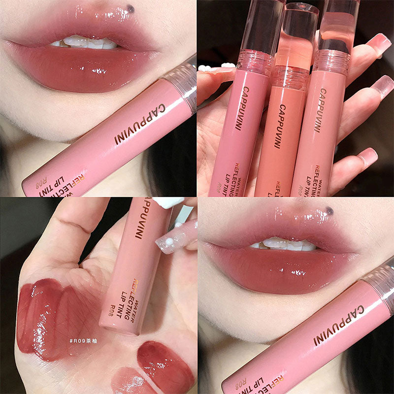 8 Colors Moisturizing Lip Gloss Crystal Jelly Oil Lip Tint Long-lasting Waterproof Lipstick Lips Plumper Extreme Korean Makeup