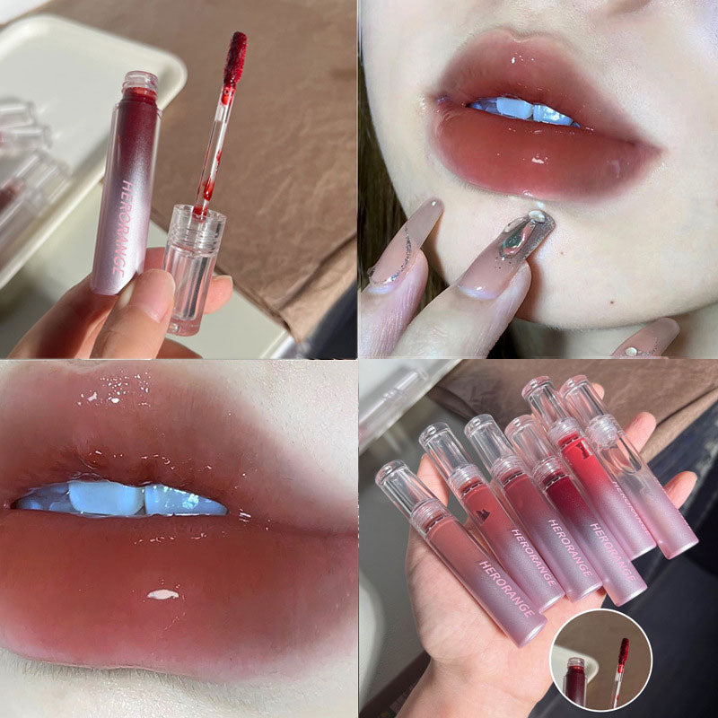 Crystal Jelly Lip Gloss Shiny Clear Mirror Moisturizing Glitter Liquid Lipstick Waterproof Lips Oil Tint Care Makeup