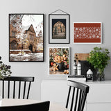 Christmas Gift Snowman Snowflake Cookies Living Room Decoration Posters And Prints Wall Art Canvas Painting Home Wall Pictures