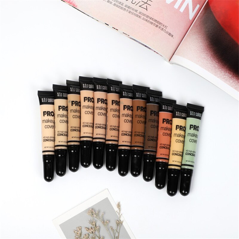 Face Primer Makeup Concealer Base Facial Contour Palette Contouring Liquid Foundation Cover Up Dark Circles Spots Cosmetics