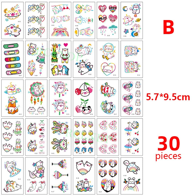 Temporary Tattoo Sticker set English words devil freedom Tatoo Flash Tatto Fake Waterproof stickers for Men Women girls 56 Pcs