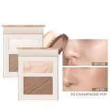 FOCALLURE 3D Bronzer Highlighter Long-Lasting Contour Palette For Face Makeup Stick Cream Texture Contour Illuminator Cosmetics