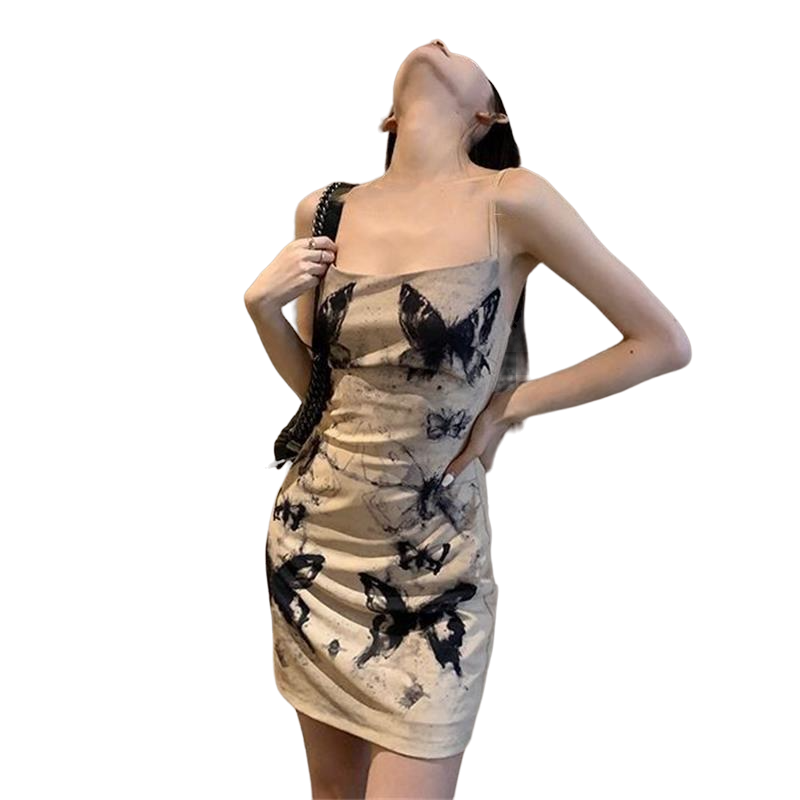 Butterfly Ink A-line Dress