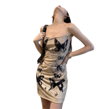 Butterfly Ink A-line Dress