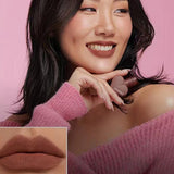 5 Colors Love Nude Matte Mousse Lip Gloss Waterproof Heart-shaped Liquid Lipstick Sexy Nude Red Lip Tint Women Makeup Cosmetics