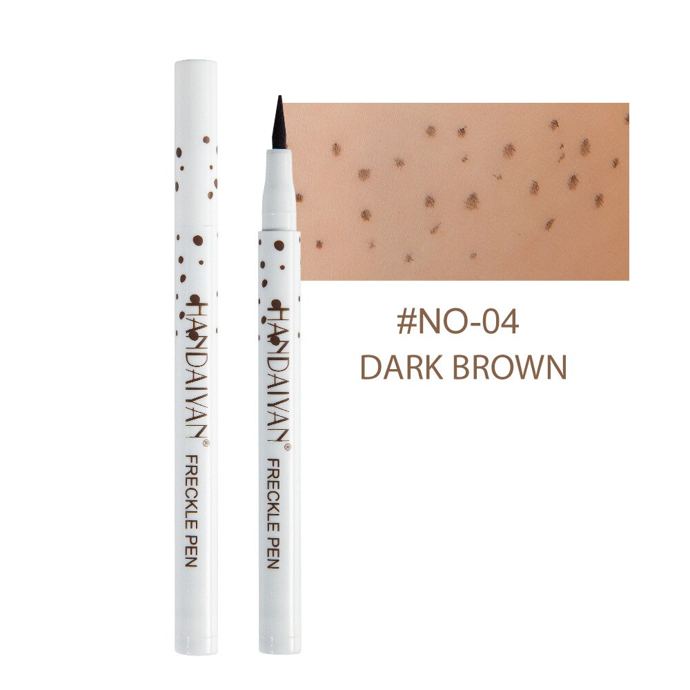 Lifelike Freckle Pen Natural Brown Waterproof Long Lasting Soft Dot Spot Freckles Pencil Party Women Face Makeup Cosmetic 1PCS