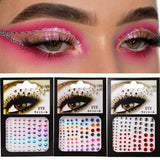 1PC 3D Sexy Crystal Eyes Glitter Face Body DIY Diamond Festival Party Jewel Makeup Tools Eye Shiner Make Up Adornment Sticker