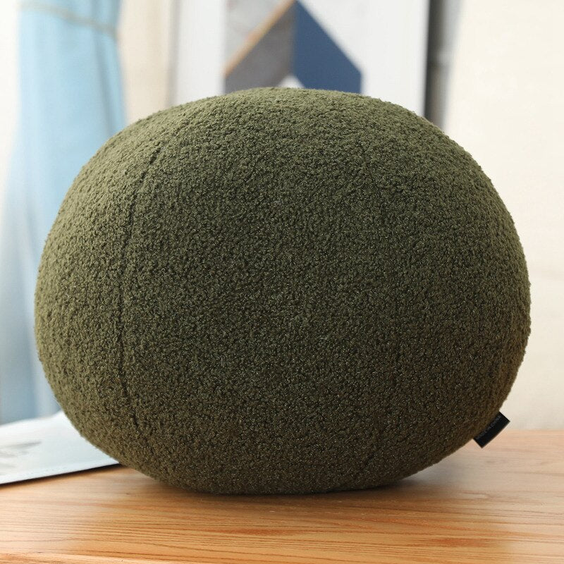 Unique Knot Ball Abstract Shape Pillow Sofa Cushion Stuffed Living Room Cushion Office Design Throw Pillow Round  Nordic Style