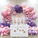 1 Set Macron Balloon Garland Arch Kit Girl Wedding Birthday Party Decoration Confetti Latex Balloons Baby Shower Decor Butterfly