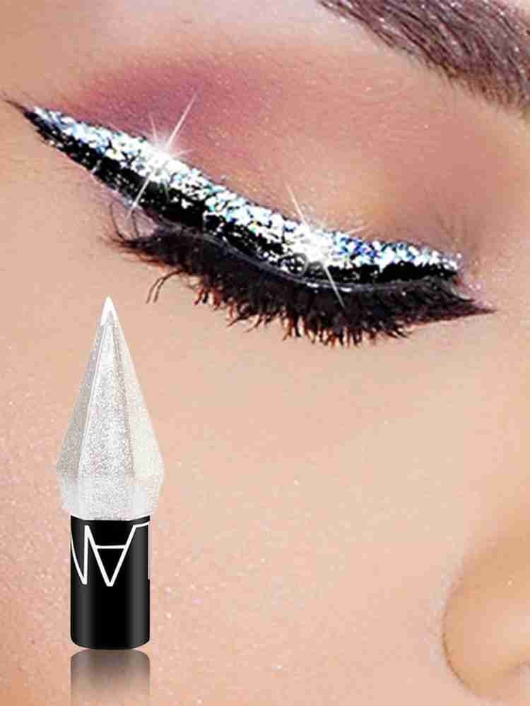 Oklulu  Eye Shadow Pearlescent Diamond Eye Shadow Liquid 5-color Sequins MakeUp Smooth Mini Fine Brush Eyeliner Shine And Head