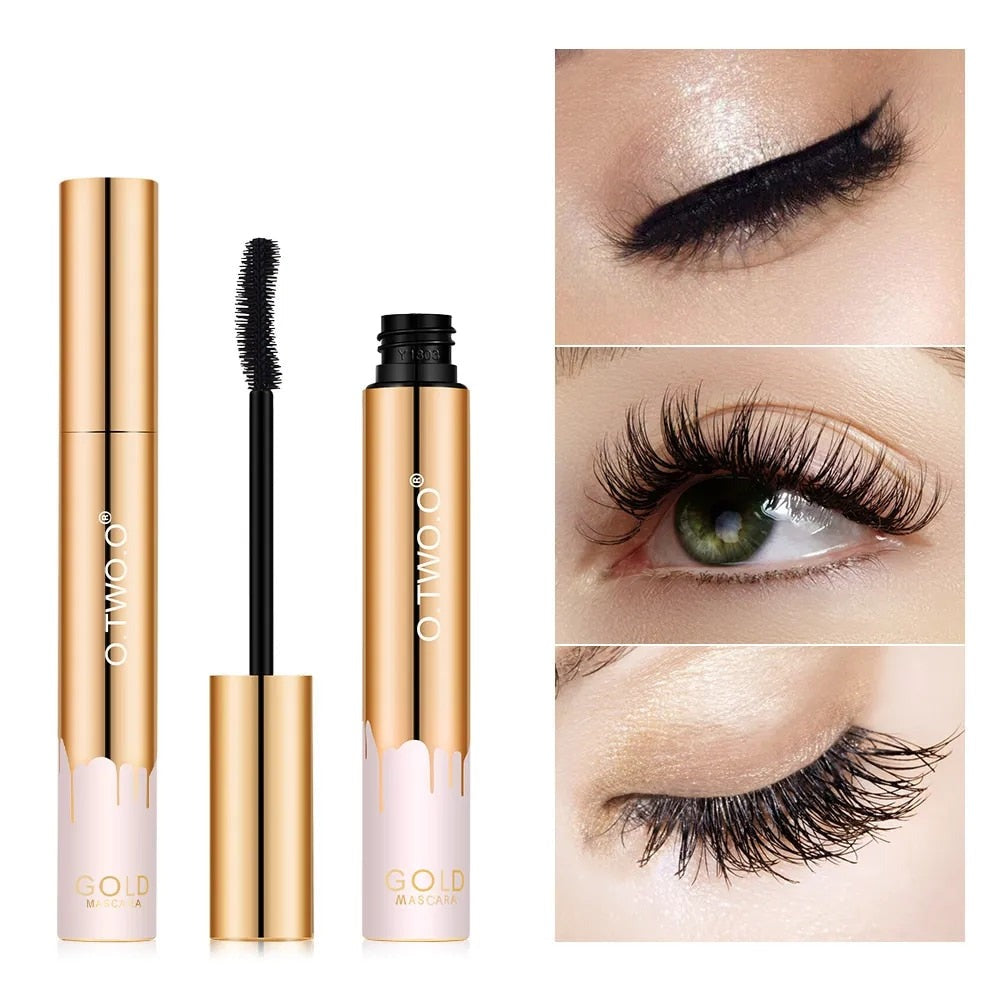 Mascara Waterproof 4D Silk Fiber Curling Volume Lashes Thick Lengthening  Nourish Eyelash Extension High Quality Makeup