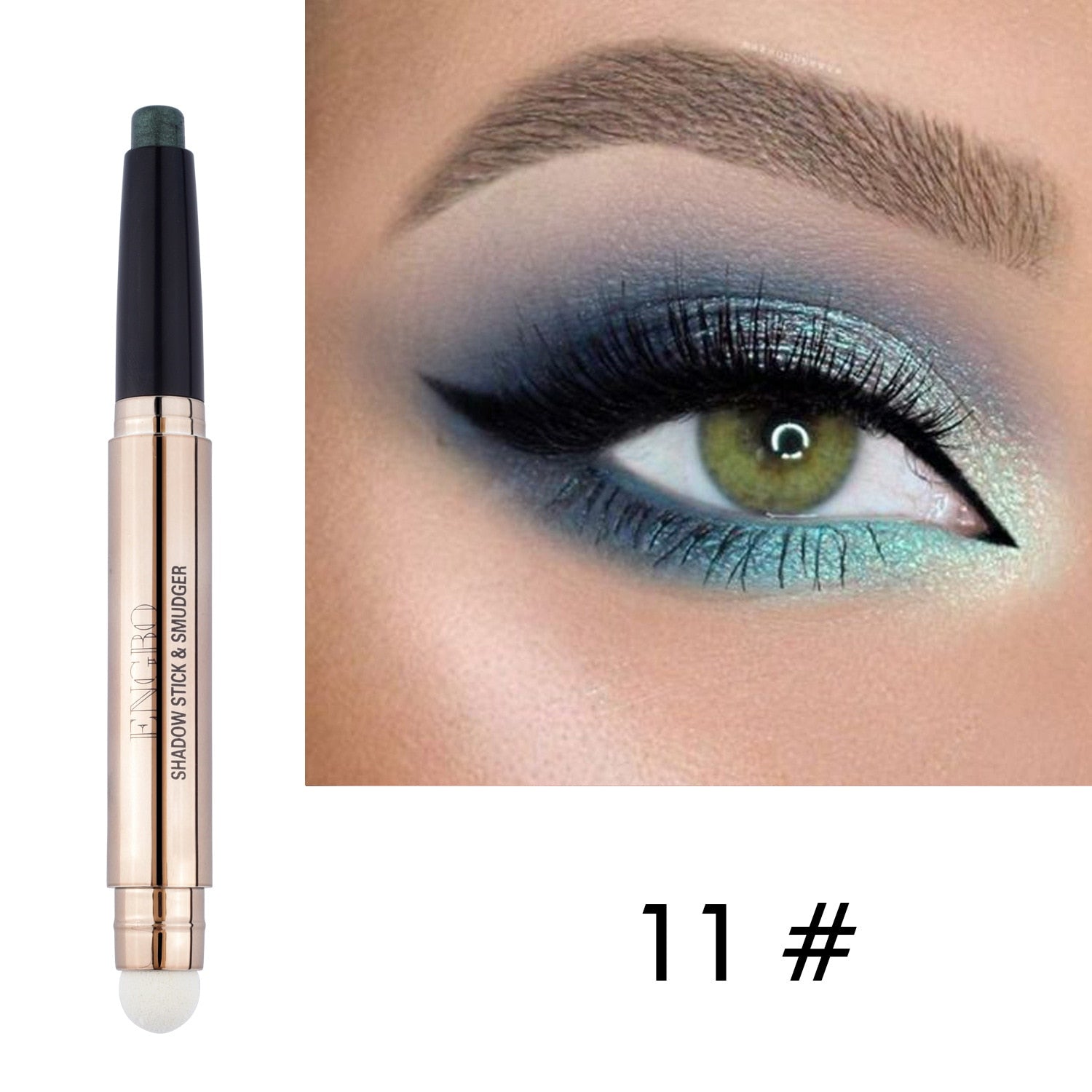 New Double Head Single Color Eyeshadow Pencil Lying Silkworm Shadow Stick Highlights Cosmetic Makeup Lasting Beauty Smoky