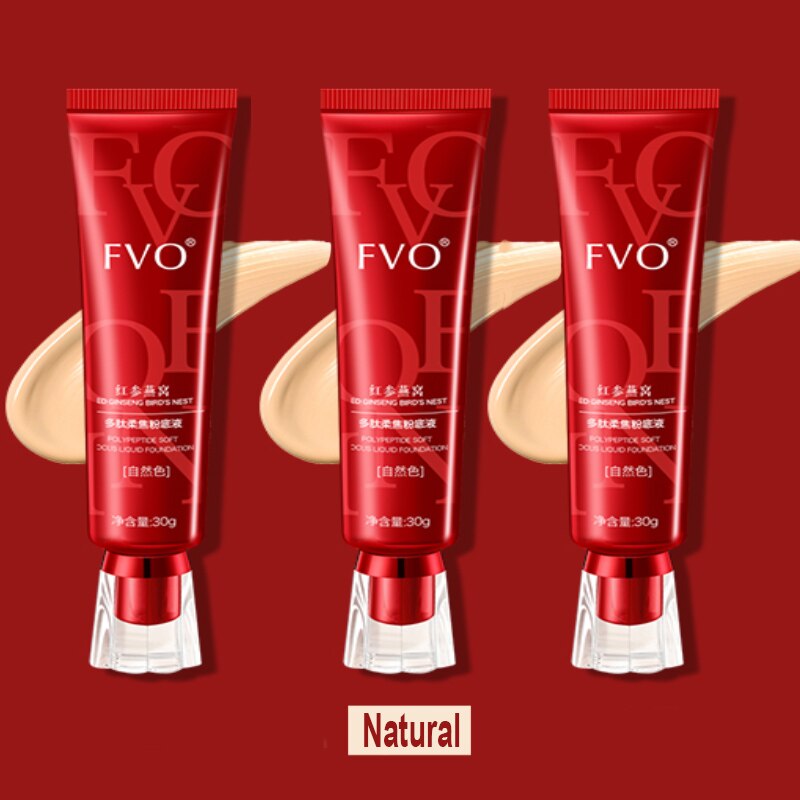 FVO Cosmetic CC Cream Full Cover Face Base Concealer FV Liquid Foundation Makeup Whitening Your Skin waterproof lasting Bperfect