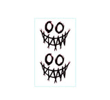 Waterproof Black Temporary Tattoo Stickers Long Men Women Rose Clown Body Art Water Transfer Tattoos Arm Waist Finger Tatoo