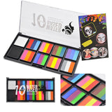 Oklulu  10 Colors Face and Body Painting Water-based Oil Painting Halloween Party Makeup Beauty Tools Wholesale Body Painting Palette
