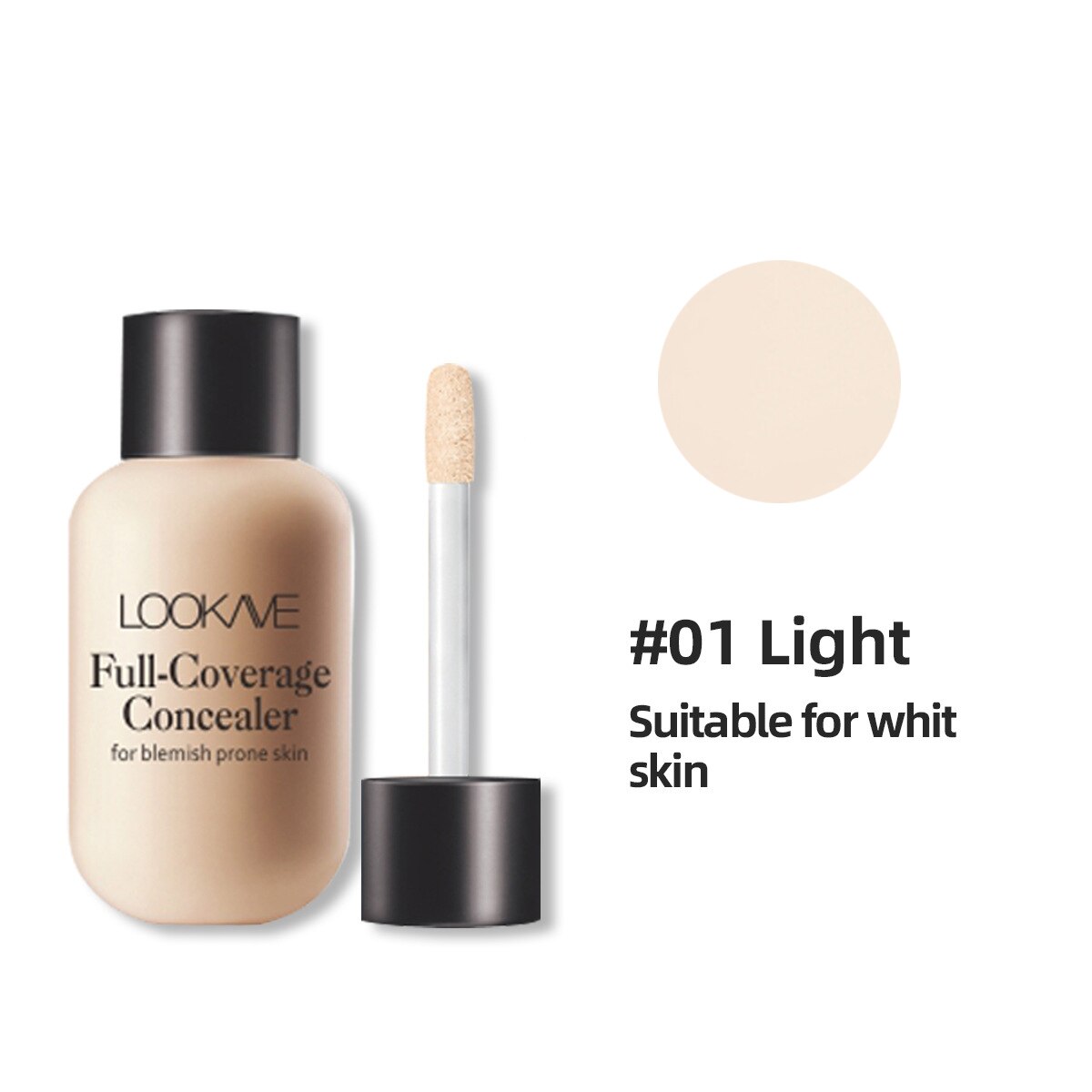 3 Colors Waterproof Foundation Base Matte Long Wear Oil Control Concealer Whitening Liquid Foundation Women Makeup Cosmetic 12ml