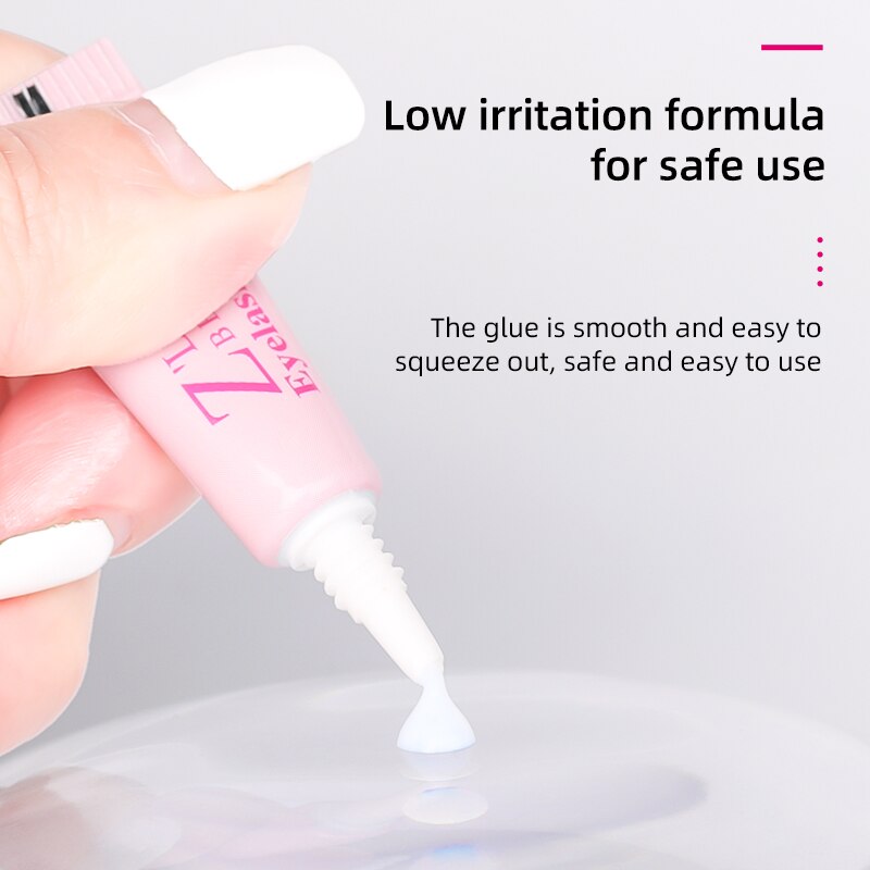 Quickily Drying False Eyelash Glue Transparent Waterproof Mini Lashes Glue Professional Lasting Adhesive Lash Glue Cosmetic Tool