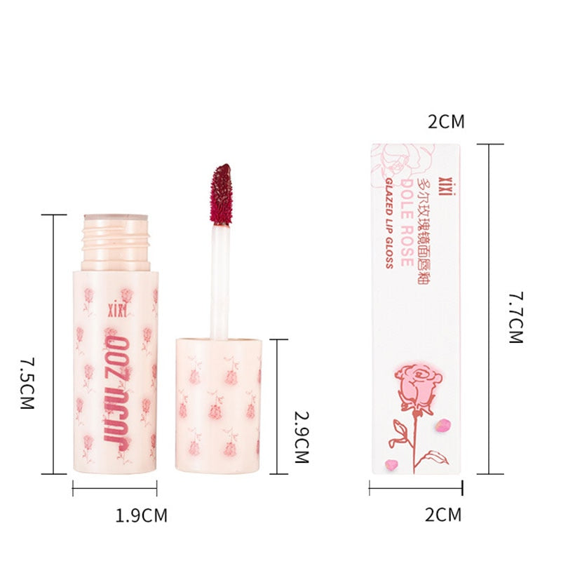 Crystal Jelly Lip Gloss Shiny Clear Mirror Moisturizing Glitter Liquid Lipstick Waterproof Lips Oil Tint Care Makeup