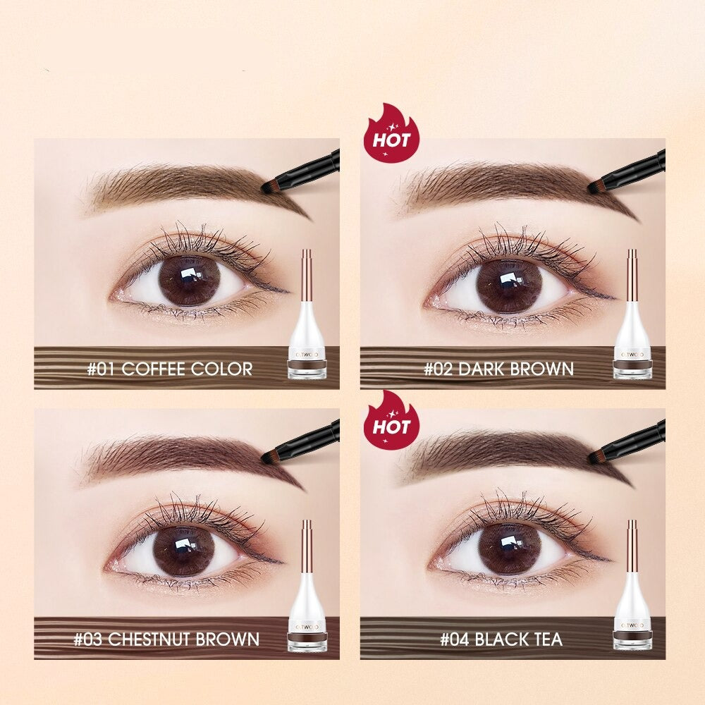 1 PCS Professional Series Eyelash Eyebrow Cream Waterproof Long-lasting Natural Dye Eye Brows Gel Tinted Makeup Cream Eyebrows