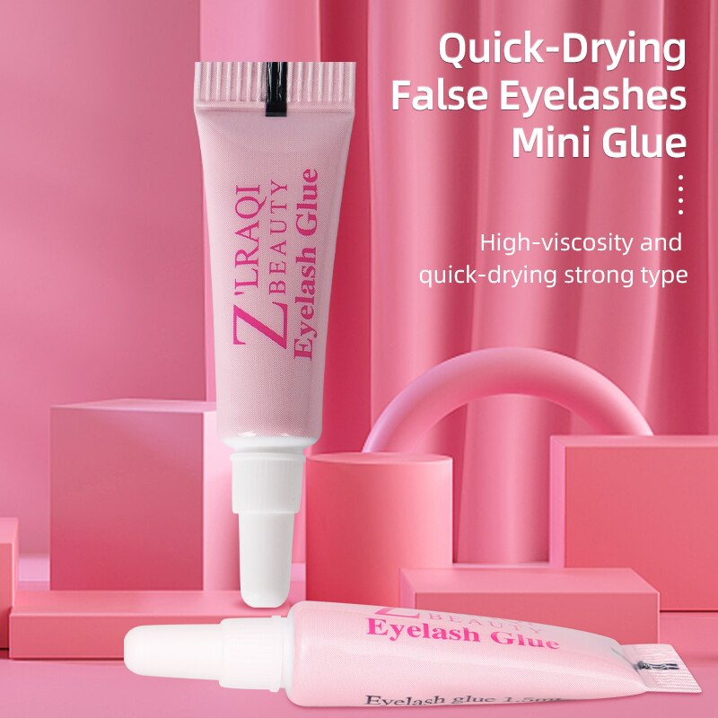 Quickily Drying False Eyelash Glue Transparent Waterproof Mini Lashes Glue Professional Lasting Adhesive Lash Glue Cosmetic Tool